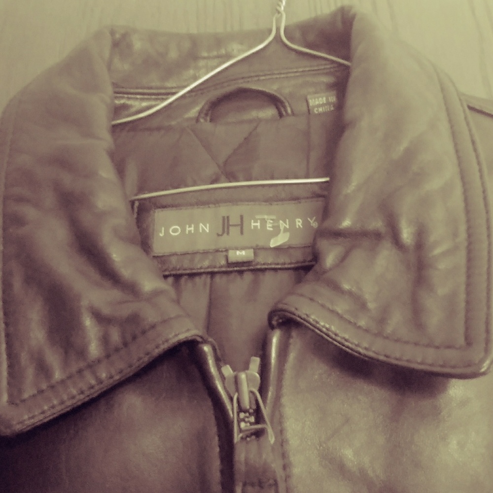 Mens Faux Leather Jacket